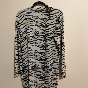 Zebra Print Dress